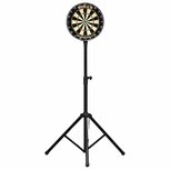 Dartbord standaard stand alone, zwart