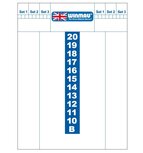 Winmau Scorebord darts, 40x30cm