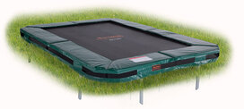 trampoline 275 x 190 Inbouw Groen
