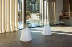 FAS Design-line Tafeltennistafel DADA Glass wit