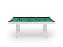 FAS Pooltafel en eettafel Etoile 7 ft wit-design