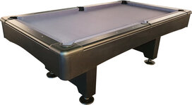 TopTable Break Matte Black Pooltafel 8ft