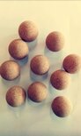 FAS Tafelvoetbalballen Kurk per 10 stuks