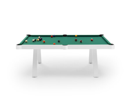 FAS Pooltafel en eettafel Etoile 7 ft wit-design