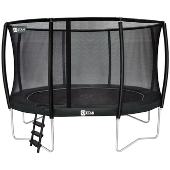 Etan Premium trampoline met net deluxe 427 cm / 14ft grijs