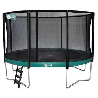 Etan Premium trampoline met net 427 cm / 14ft groen