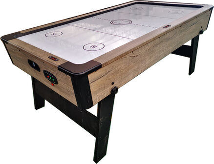 TopTable Foldy Wood Airhockeytafel Inklapbaar met 2 extra pucks en pushers