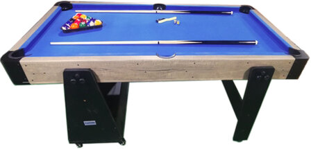 TopTable Airhockey/Pooltafel Twist 2-1 Wood Inklapbaar indoor