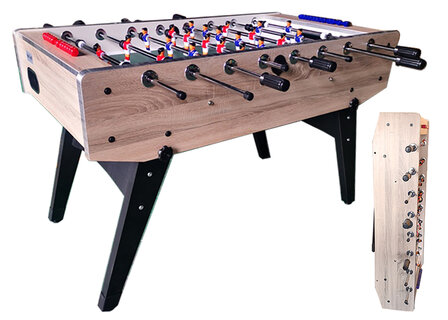 TopTable Competition Pro Wood Voetbaltafel Inklapbaar Doorlopende stangen