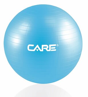 CARE Fitness gymbal blauw 65 cm