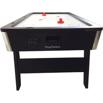 TopTable Foldy-Carbon Airhockeytafel Inklapbaar met 2 extra pucks en pushers.