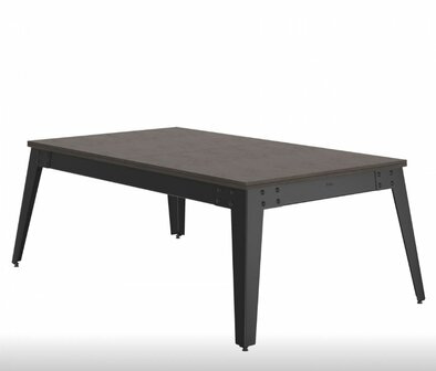 Aktie Ren&eacute; Pierre&reg; pooltafel steel antraciet/grijs met leisteen - Speeltafel - Pooltafel - Biljard - Biljart - 2 jaar garantie - 100% Franse fabricage