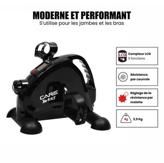 Car M-Bike zwart mini home trainer