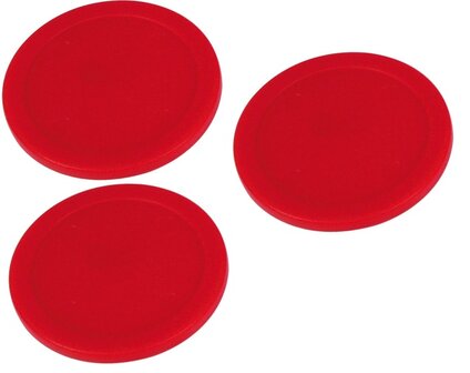 Bilijardai Airhockey pucks rood per 3 st