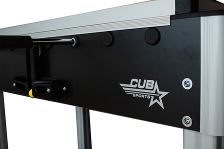 Cub Sports Voetbaltafel SafePlay Cover Afdek glasplaat en telescoop stangen