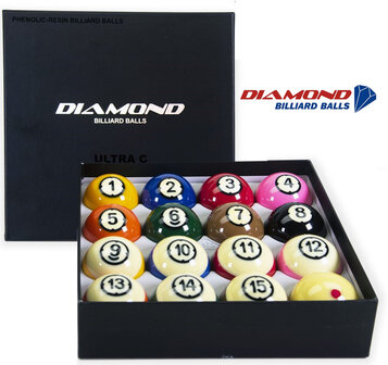 Diamond Ultra-C TV Poolbiljartballen 57,2mm