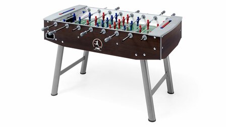 FAS Fun Wenge Voetbaltafel indoor doorlopende stangen zwart