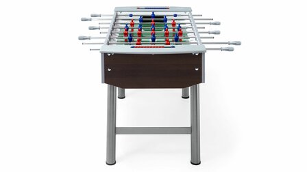 FAS Fun Wenge Voetbaltafel indoor doorlopende stangen zwart