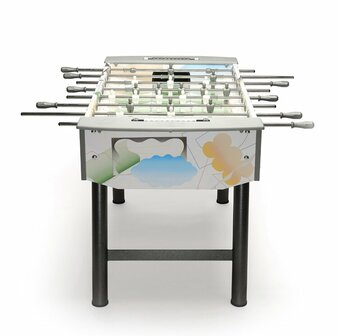 Kunst voetbaltafel Nazif Lopulissa