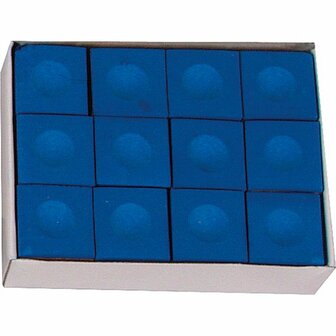 Pioneer  biljart krijt blauw, p/12st