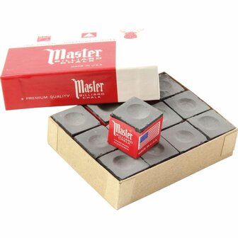 Master doosje krijtjes 12 st. Lichtgrijs