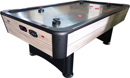 TopTable Typhoon Pro Metal-line Airhockeytafel - Wood - Met 2 extra pucks en pushers