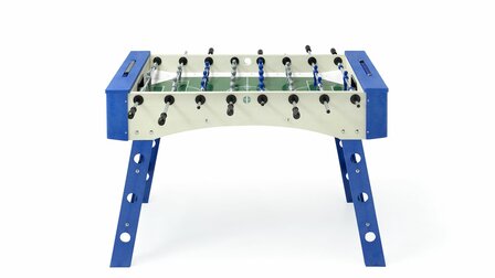 FAS Sky Voetbaltafel Doorlopende stangen outdoor wit/blauw