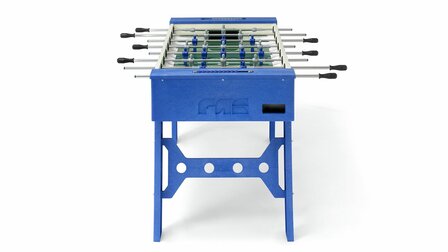 FAS Sky Voetbaltafel Doorlopende stangen outdoor wit/blauw
