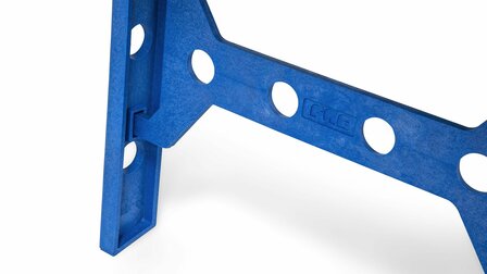 FAS Sky Voetbaltafel Doorlopende stangen outdoor wit/blauw