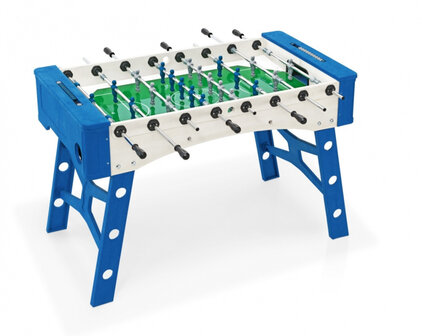 FAS Sky Voetbaltafel Doorlopende stangen outdoor wit/blauw