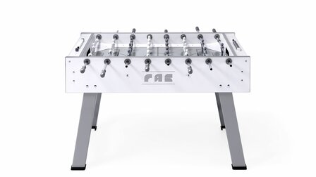 FAS Charme Voetbaltafel indoor doorlopende stangen wit