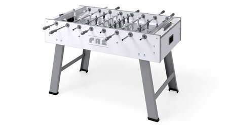 FAS Charme Voetbaltafel indoor doorlopende stangen wit
