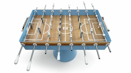 FAS Ciclope Capri Voetbaltafel outdoor doorlopende stangen