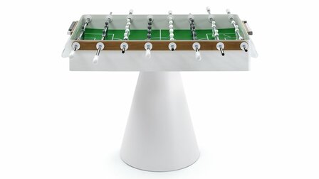 FAS Ciclope Voetbaltafel outdoor doorlopende stangen wit