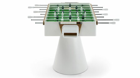 FAS Ciclope Voetbaltafel outdoor doorlopende stangen wit