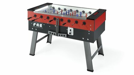 FAS San siro 1.0 Voetbaltafel indoor met topglas en muntinworp