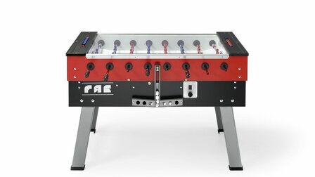 FAS San siro 1.0 Voetbaltafel indoor met topglas en muntinworp