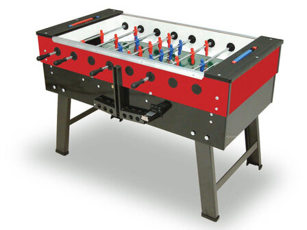 FAS San siro 1.0 Voetbaltafel indoor met topglas en muntinworp