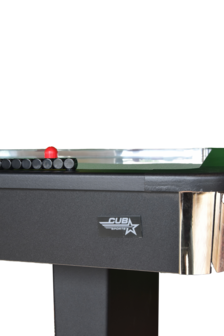 Cubsports Airhockeytafel Plymouth 7ft met RVS speelveld en 73mm pucks