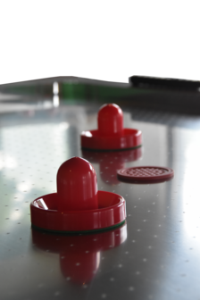 Cubsports Airhockeytafel Plymouth 7ft met RVS speelveld en 73mm pucks