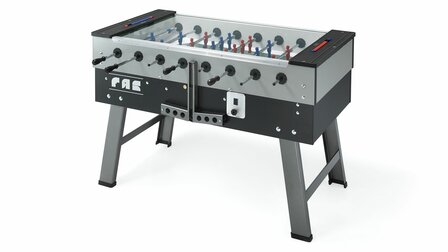 FAS San siro 2.0 Voetbaltafel indoor met topglas en muntinworp