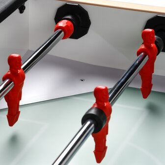 FAS San siro 2.0 Voetbaltafel indoor met topglas en muntinworp