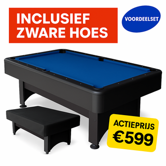 Cub Sports Blackpool Pooltafel 7ft Droppocket Met accessoires en afdekhoes