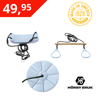 Horby Bruk Pale Blue schommelset