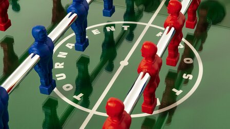 FAS Tournament 1.0 Wedstrijd Voetbaltafel indoor rood