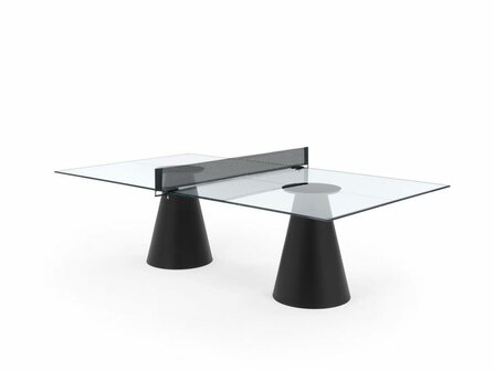 FAS Design-line Tafeltennistafel DADA Glass zwart