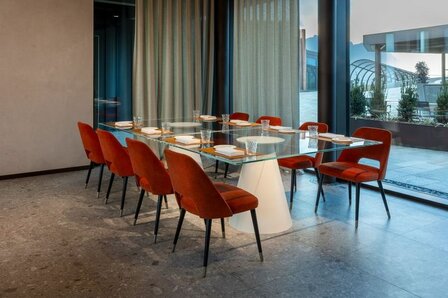 FAS Design-line Tafeltennistafel DADA Glass wit