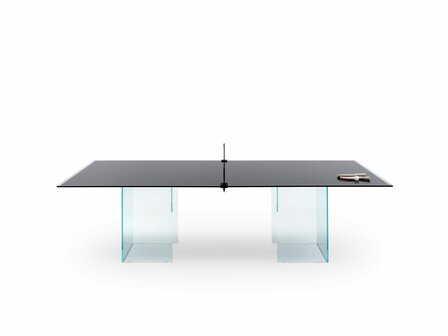 FAs Design-line Tafeltennistafel Crystal zwart