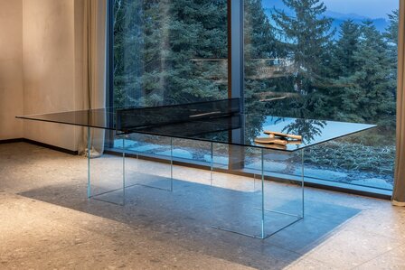 FAs Design-line Tafeltennistafel Crystal zwart