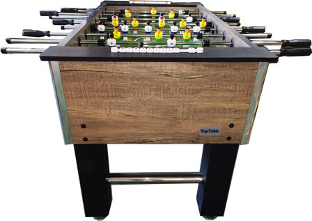 TopTable Competition Wood Voetbaltafel Doorlopende stangen